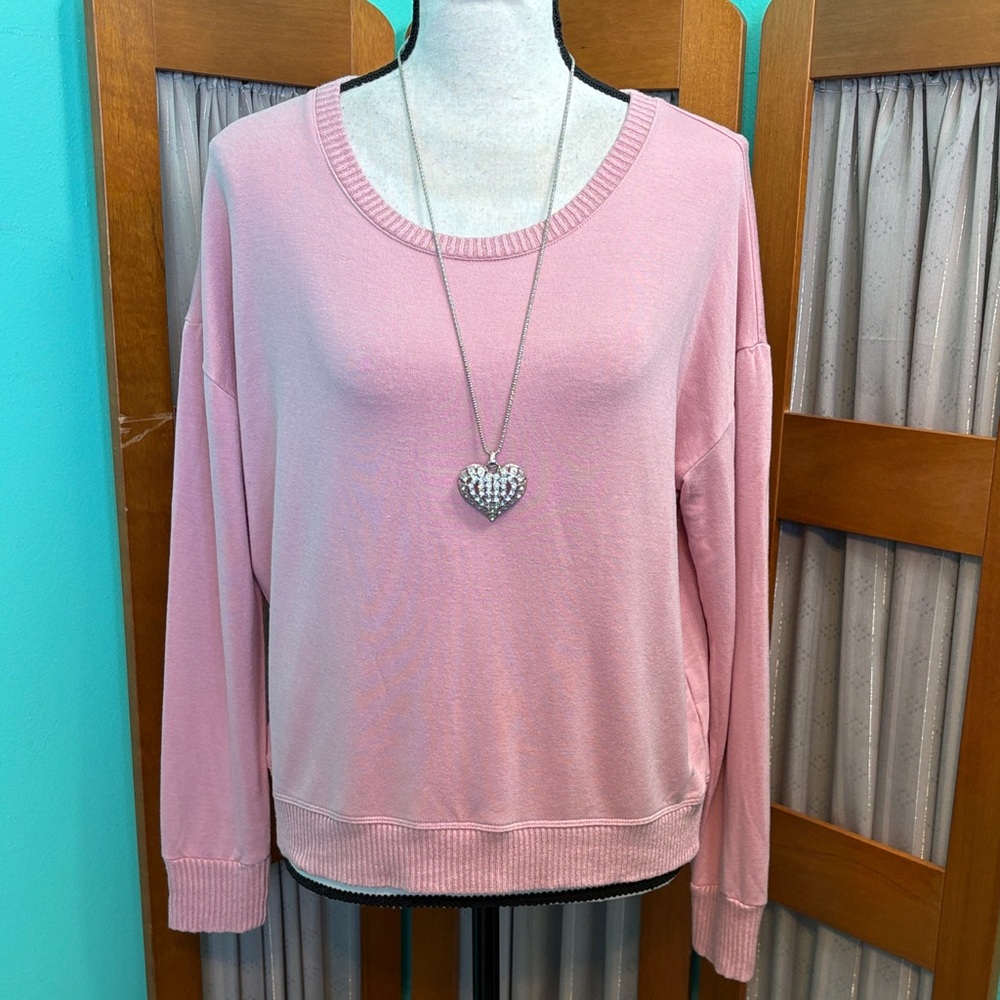 Splendid Light Pink long sleeve Sweater